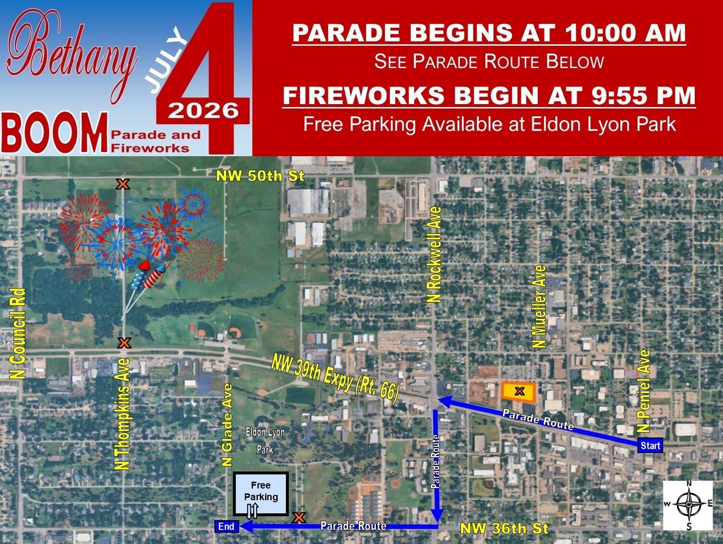 MAP-Parade Route